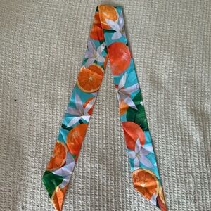 Rare The 7 Virtues x Sephora Orange Fruit Silky Scarf Purse Tie